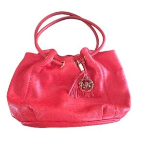 Michael Kors Mandarin Orange Leather East/West Ring Tote